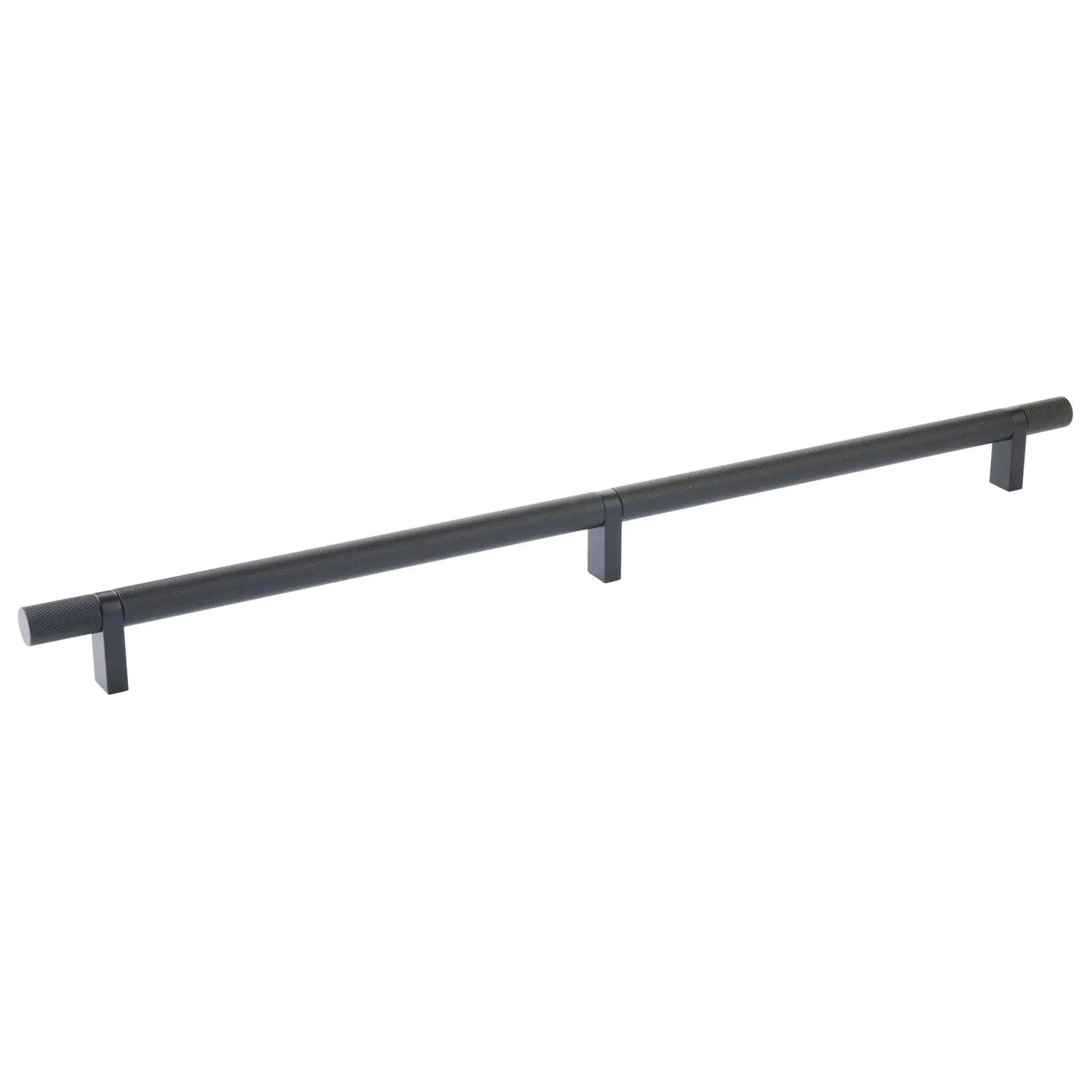 Emtek - Emtek Select Bar Cabinet Pull Knurled Bar - 84159.RCBUS19.KNUS19 | Montreal Lighting & Hardware