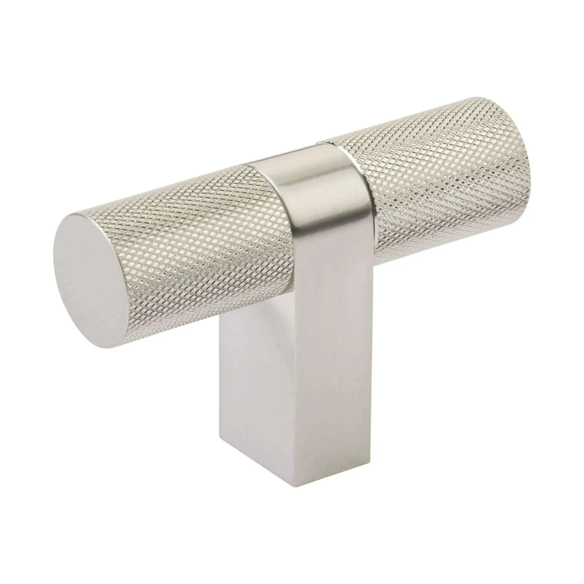 Emtek - Emtek Select Bar Cabinet TKnob Knurled Bar - 86657.RCBUS15.KNUS15 | Montreal Lighting & Hardware