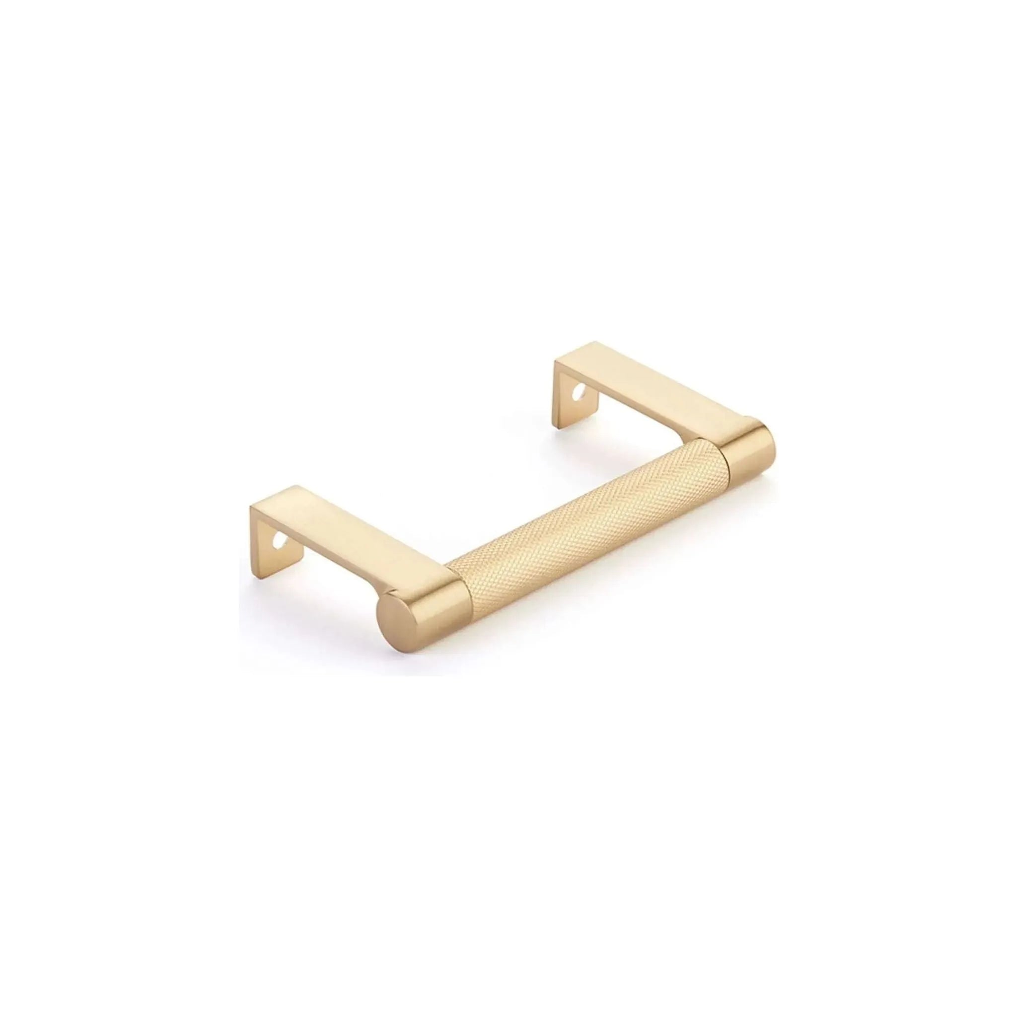 Emtek - Emtek Select Cabinet Edge Pull Knurled Bar Solid - 84080.EDGRUS4.KNUS4 | Montreal Lighting & Hardware