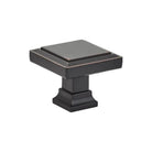 Emtek - Geometric Square Knob - 86295US10B | Montreal Lighting & Hardware