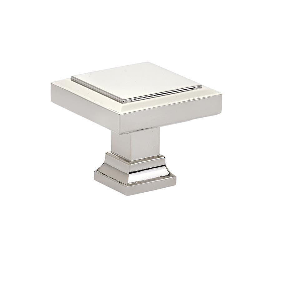 Emtek - Geometric Square Knob - 86295US14 | Montreal Lighting & Hardware