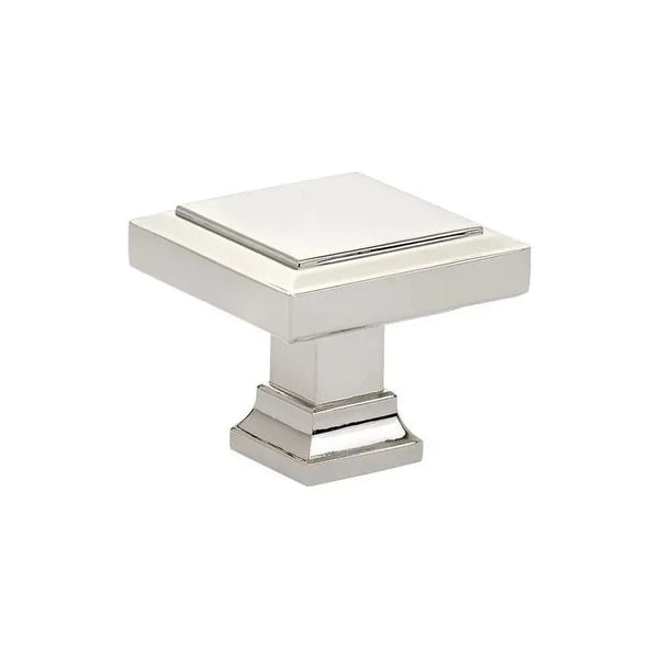 Bouton carré géométrique