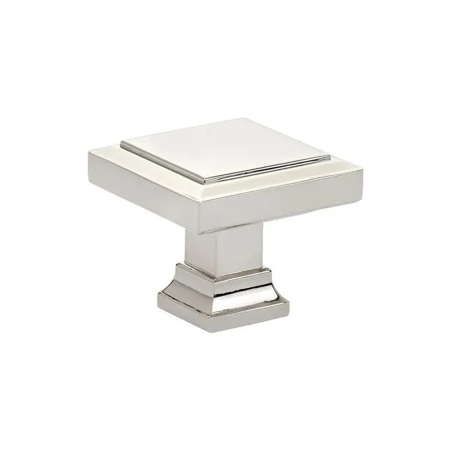Emtek - Geometric Square Knob - 86295US14 | Montreal Lighting & Hardware