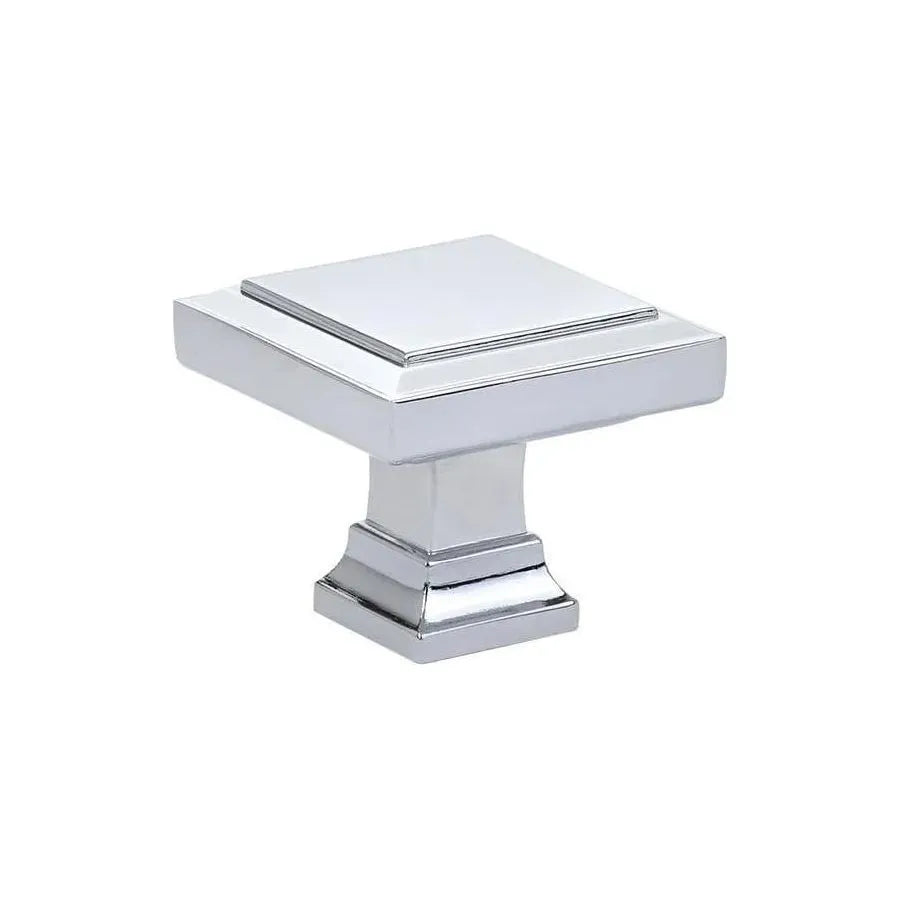 Emtek - Geometric Square Knob - 86295US14 | Montreal Lighting & Hardware