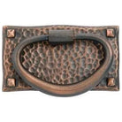 Emtek - Hammered Oval Pull - 86041US10B | Montreal Lighting & Hardware