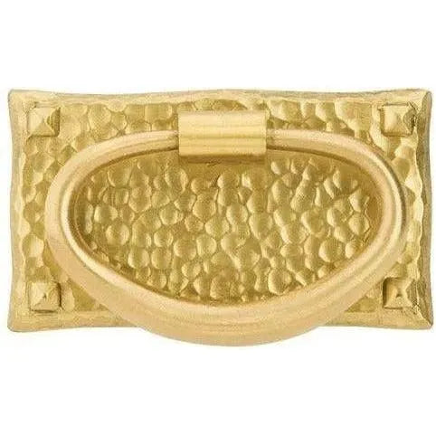 Emtek - Hammered Oval Pull - 86041US4 | Montreal Lighting & Hardware