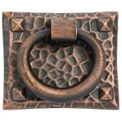 Emtek - Hammered Ring Pull - 86040US10B | Montreal Lighting & Hardware