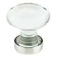 Emtek - Hampton Crystal Knob - 86401US26 | Montreal Lighting & Hardware