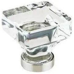 Emtek - Lido Crystal Knob - Clear - 86403US15 | Montreal Lighting & Hardware