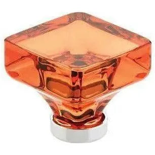 Lido Crystal Knob - Tangelo
