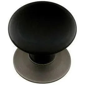 Emtek - Porcelain Knob with Base - Ebony - 86009US15A | Montreal Lighting & Hardware