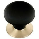 Emtek - Porcelain Knob with Base - Ebony - 86009US4 | Montreal Lighting & Hardware