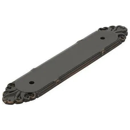 Emtek - Ribbon & Reed Back Plate for Pull - 86294US10B | Montreal Lighting & Hardware