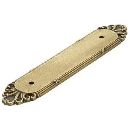 Emtek - Ribbon & Reed Back Plate for Pull - 86294US7 | Montreal Lighting & Hardware