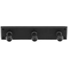 Emtek - Sandcast Bronze 3 Hooks with Rectangular Plate - 2307FB | Montreal Lighting & Hardware