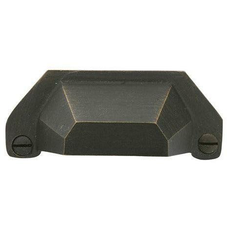 Emtek - Sandcast Bronze Bin Pull - 86051MB | Montreal Lighting & Hardware