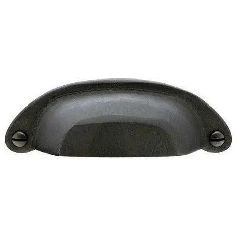 Emtek - Sandcast Bronze Ranch Bin Pull - 86326FB | Montreal Lighting & Hardware