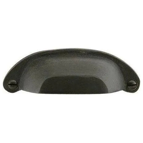 Emtek - Sandcast Bronze Ranch Bin Pull - 86326FB | Montreal Lighting & Hardware