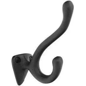Emtek - Sandcast Bronze Robe Hook - 86106FB | Montreal Lighting & Hardware