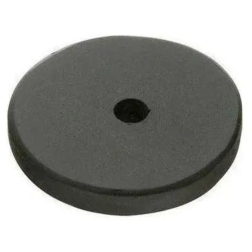 Emtek - Sandcast Bronze Round Back Plate for Knob - 86341FB | Montreal Lighting & Hardware