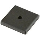 Emtek - Sandcast Bronze Square Back Plate for Knob - 86342FB | Montreal Lighting & Hardware