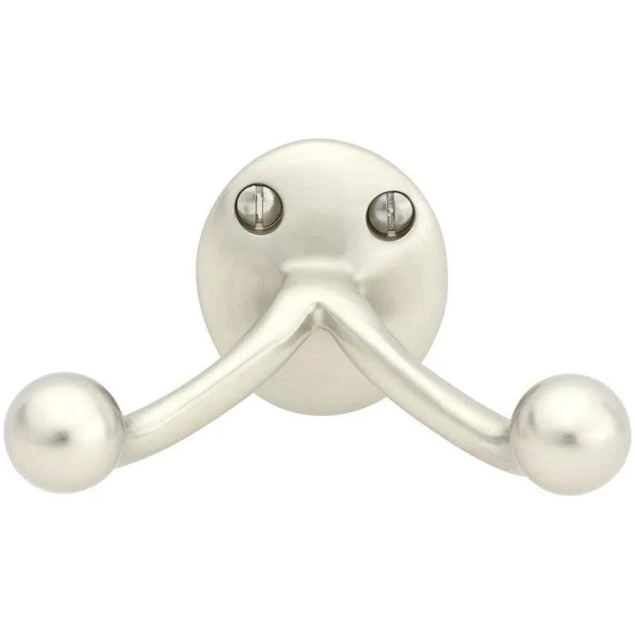 Emtek - Traditional Brass Double Hook - 2607US15 | Montreal Lighting & Hardware