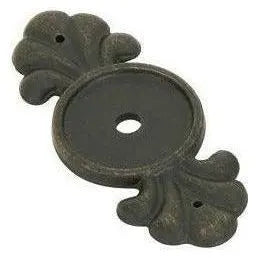 Emtek - Tuscany Bronze Back Plate for Knob - 86234FB | Montreal Lighting & Hardware