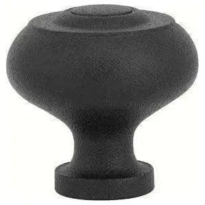 Emtek - Wrought Steel Brittany Knob - 76015FB | Montreal Lighting & Hardware