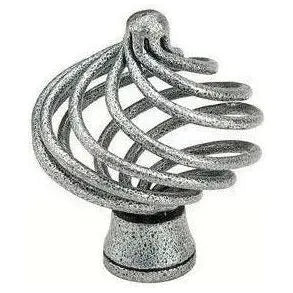 Emtek - Wrought Steel Flanders Knob - 76011SS | Montreal Lighting & Hardware