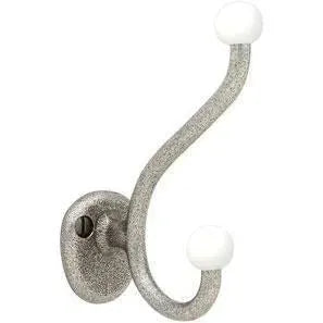 Emtek - Wrought Steel Robe Hook - 25050FBS | Montreal Lighting & Hardware
