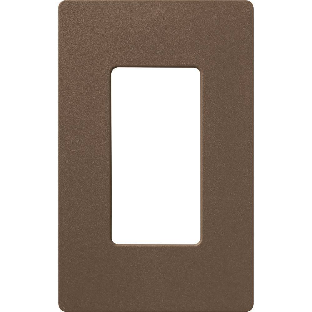 Lutron SC-2-EP Claro & Satin Colors Wallplate in Satin Espresso