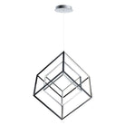 ET2 Lighting - 4 Square LED Pendant - E30586-BKPC | Montreal Lighting & Hardware