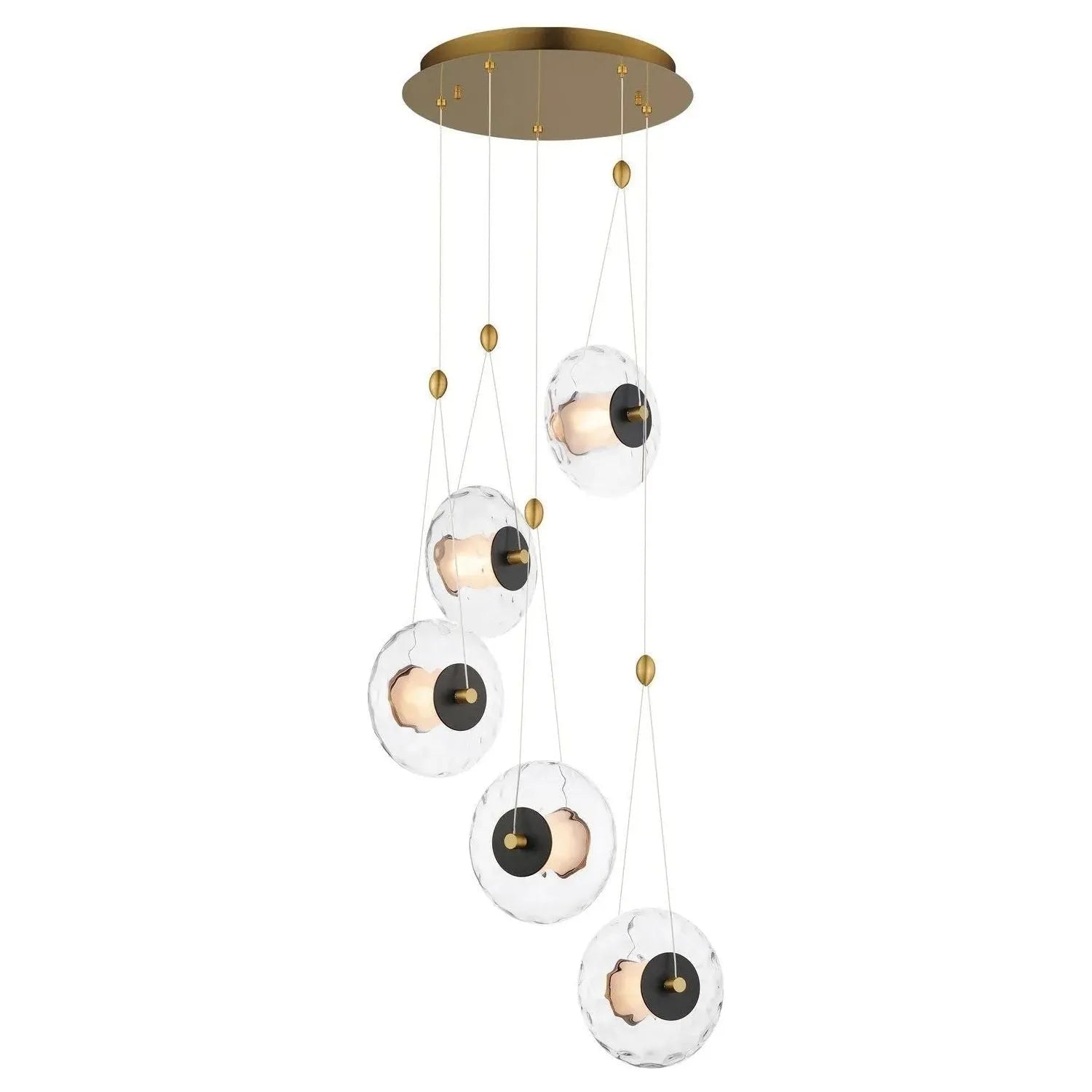 ET2 Lighting - Amulet LED Pendant - E24033-24BKNAB | Montreal Lighting & Hardware