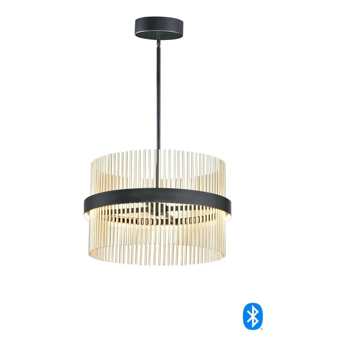 ET2 Lighting - Chimes WiZ LED Pendant - E34205-BKSBR | Montreal Lighting & Hardware