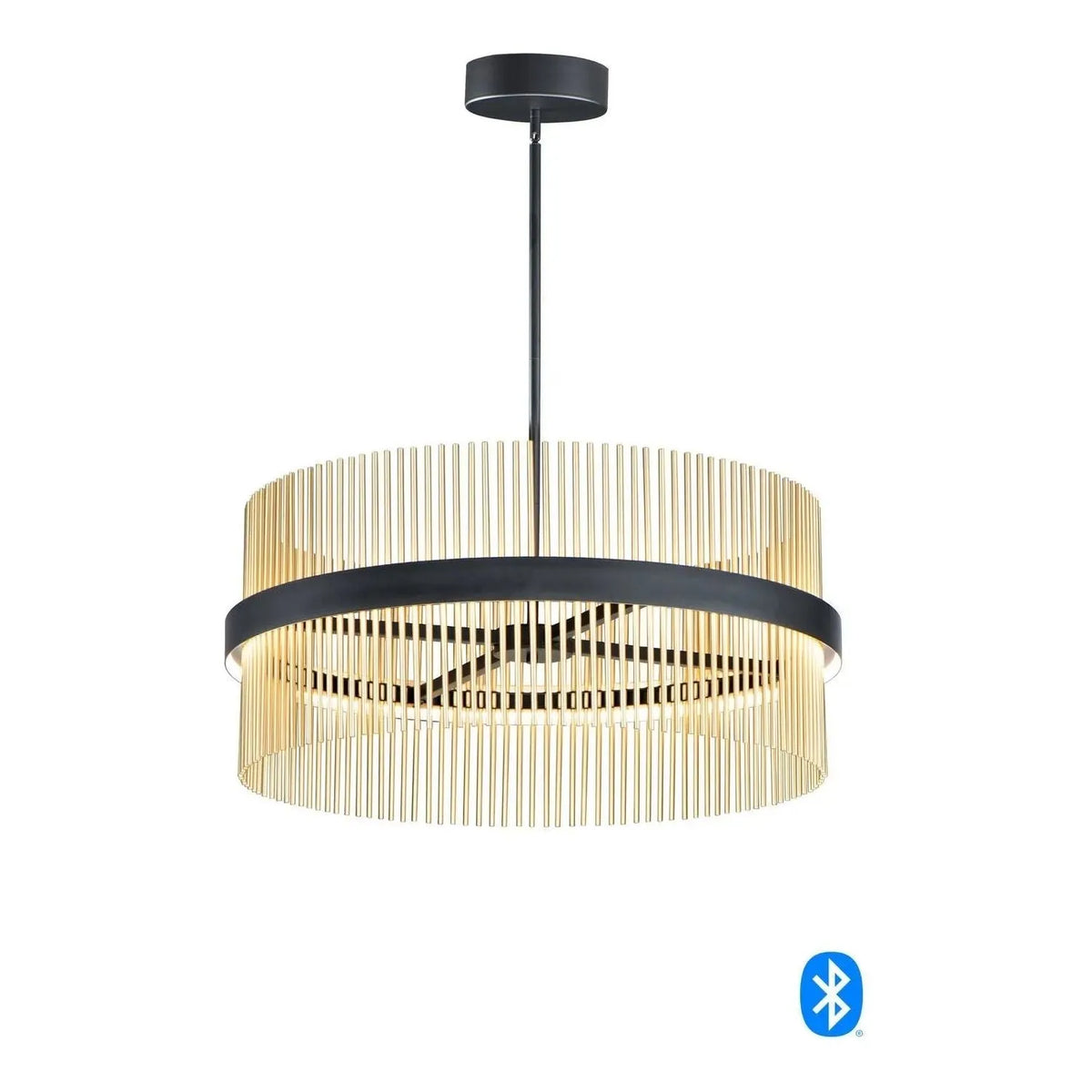 ET2 Lighting - Chimes WiZ LED Pendant - E34207-BKSBR | Montreal Lighting & Hardware