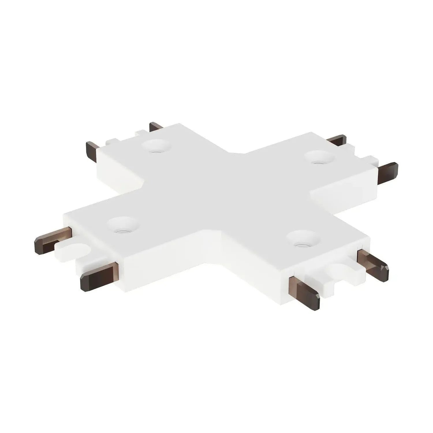 ET2 Lighting - Continuum - Track Track 4-way X Connector - ETMSC90-4XW-BK | Montreal Lighting & Hardware