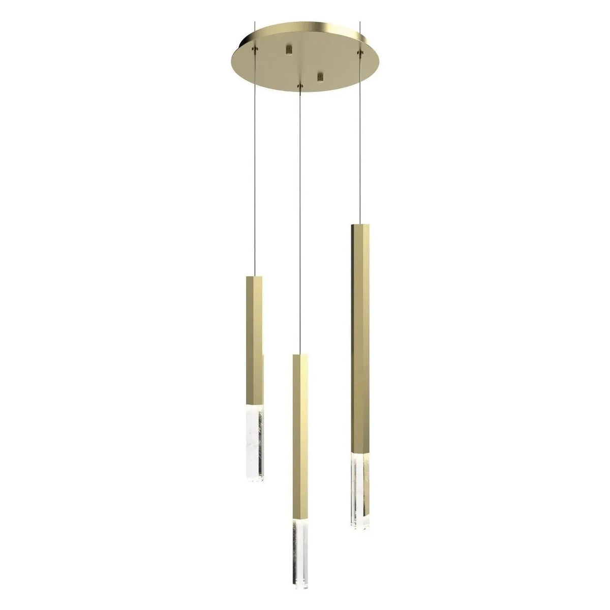 ET2 Lighting - Diaphane LED Multi-Light Pendant - E11023-95GLD | Montreal Lighting & Hardware