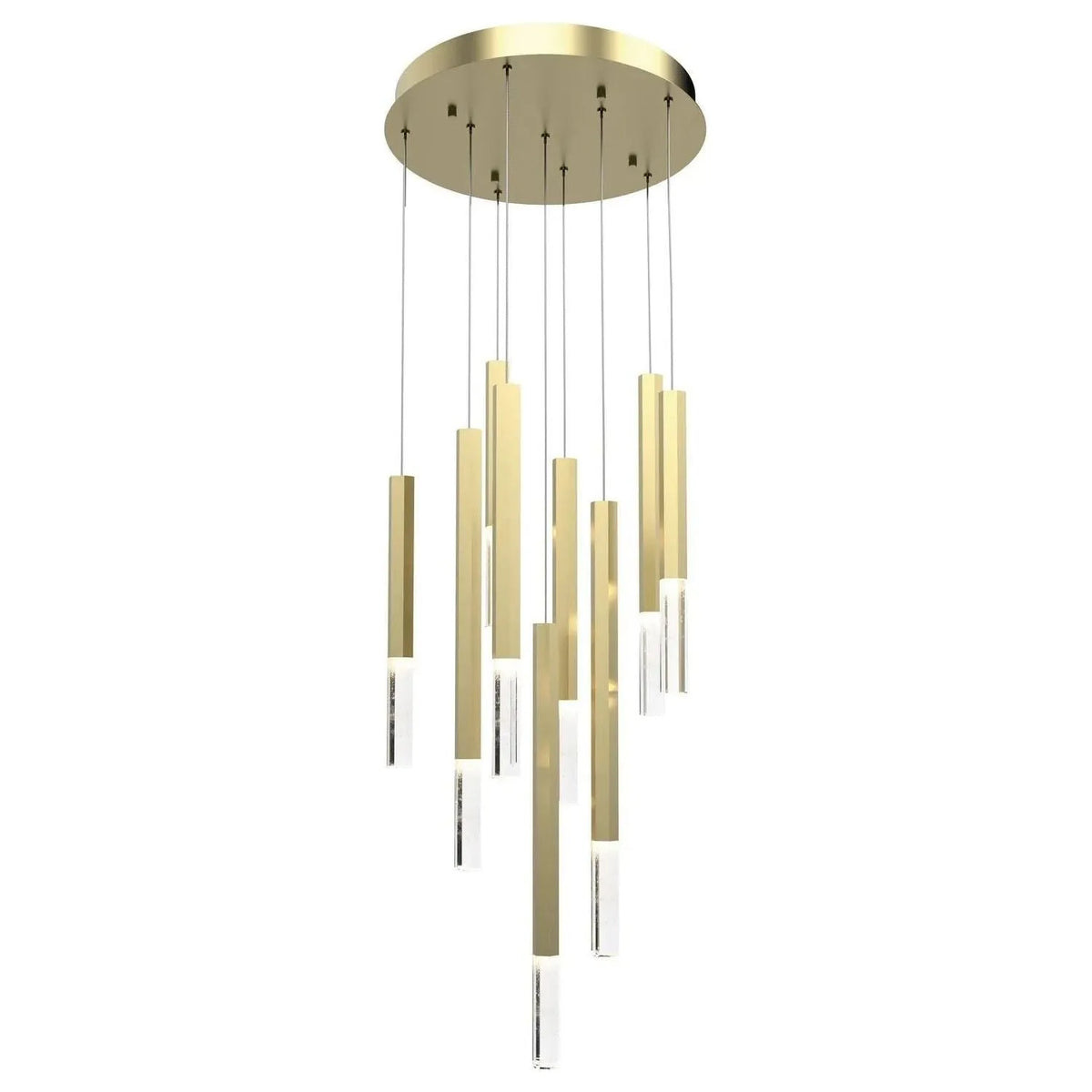 ET2 Lighting - Diaphane LED Multi-Light Pendant - E11029-95GLD | Montreal Lighting & Hardware