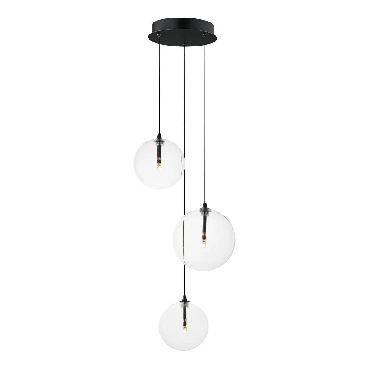 ET2 Lighting - Global LED Pendant - E25073-18BK | Montreal Lighting & Hardware