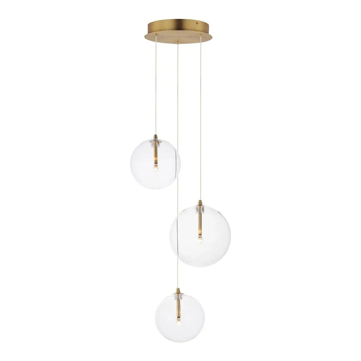 ET2 Lighting - Global LED Pendant - E25073-18NAB | Montreal Lighting & Hardware
