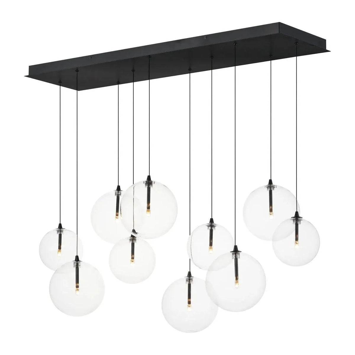 ET2 Lighting - Global LED Pendant - E25079-18BK | Montreal Lighting & Hardware