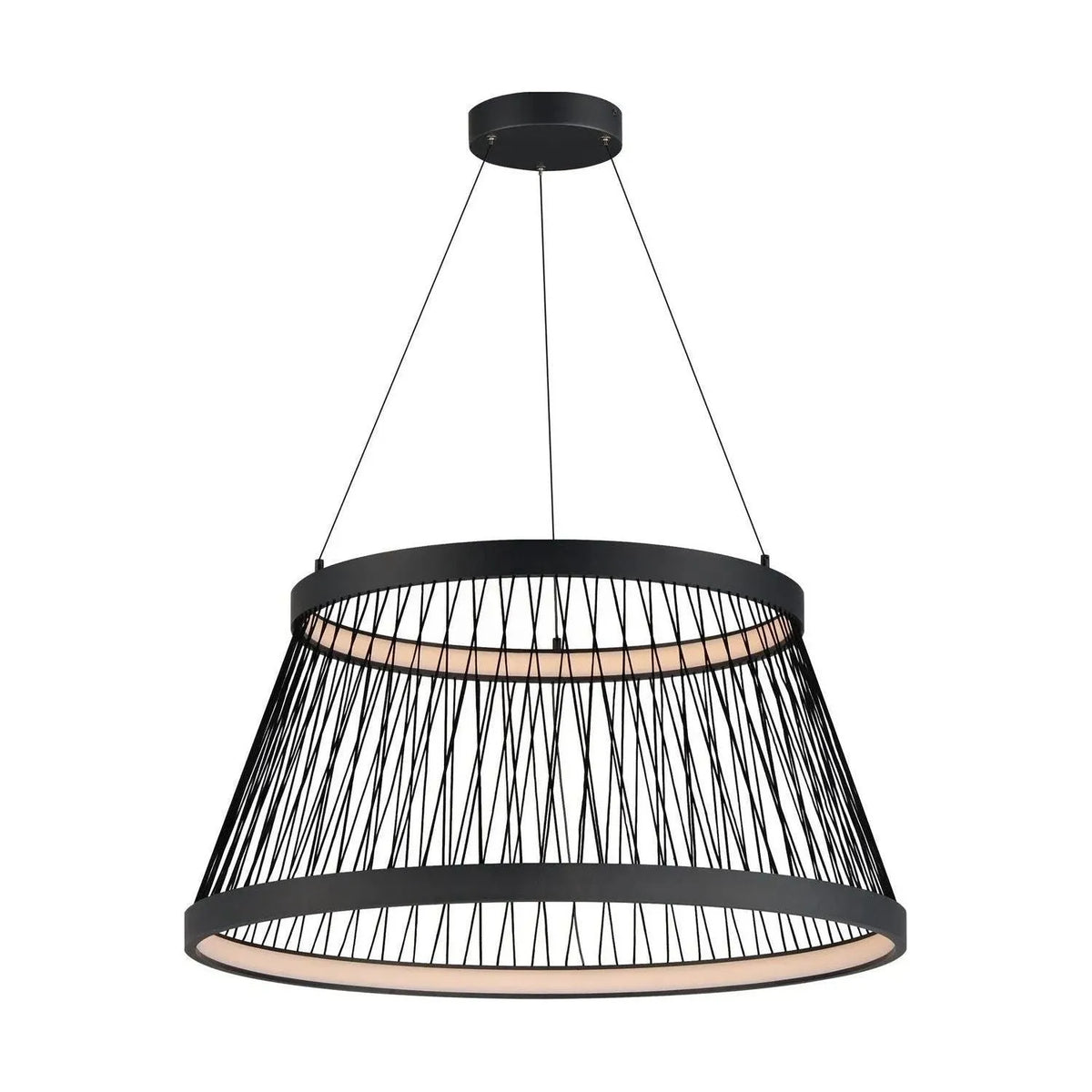 ET2 Lighting - Loom LED Pendant - E20983-BK | Montreal Lighting & Hardware