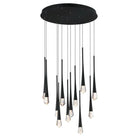 ET2 Lighting - Pierce LED Multi-Light Pendant - E24229-122BK | Montreal Lighting & Hardware