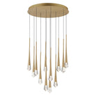 ET2 Lighting - Pierce LED Multi-Light Pendant - E24229-122GLD | Montreal Lighting & Hardware