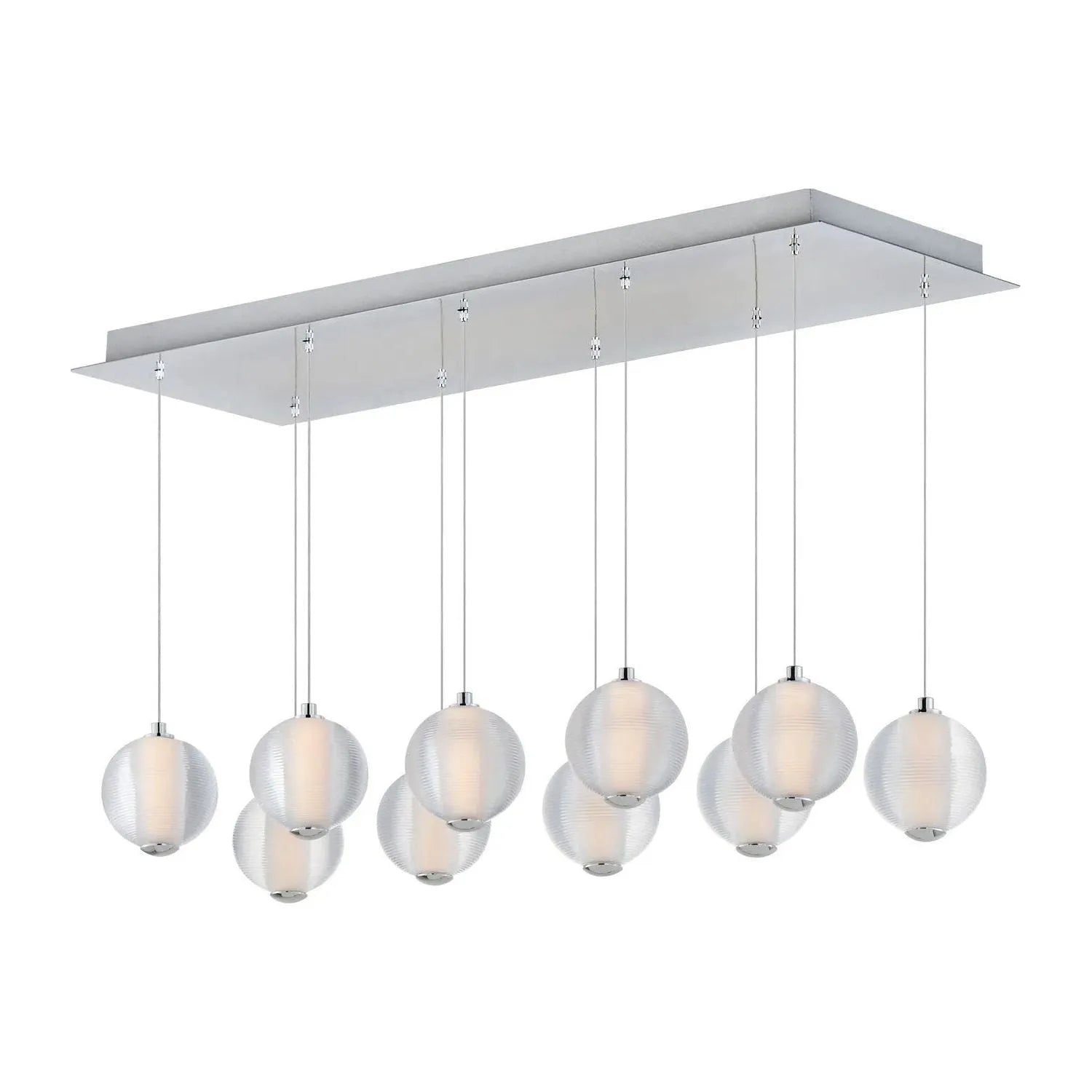ET2 Lighting - Rhythm LED Linear Pendant - E24648-144GLD | Montreal Lighting & Hardware