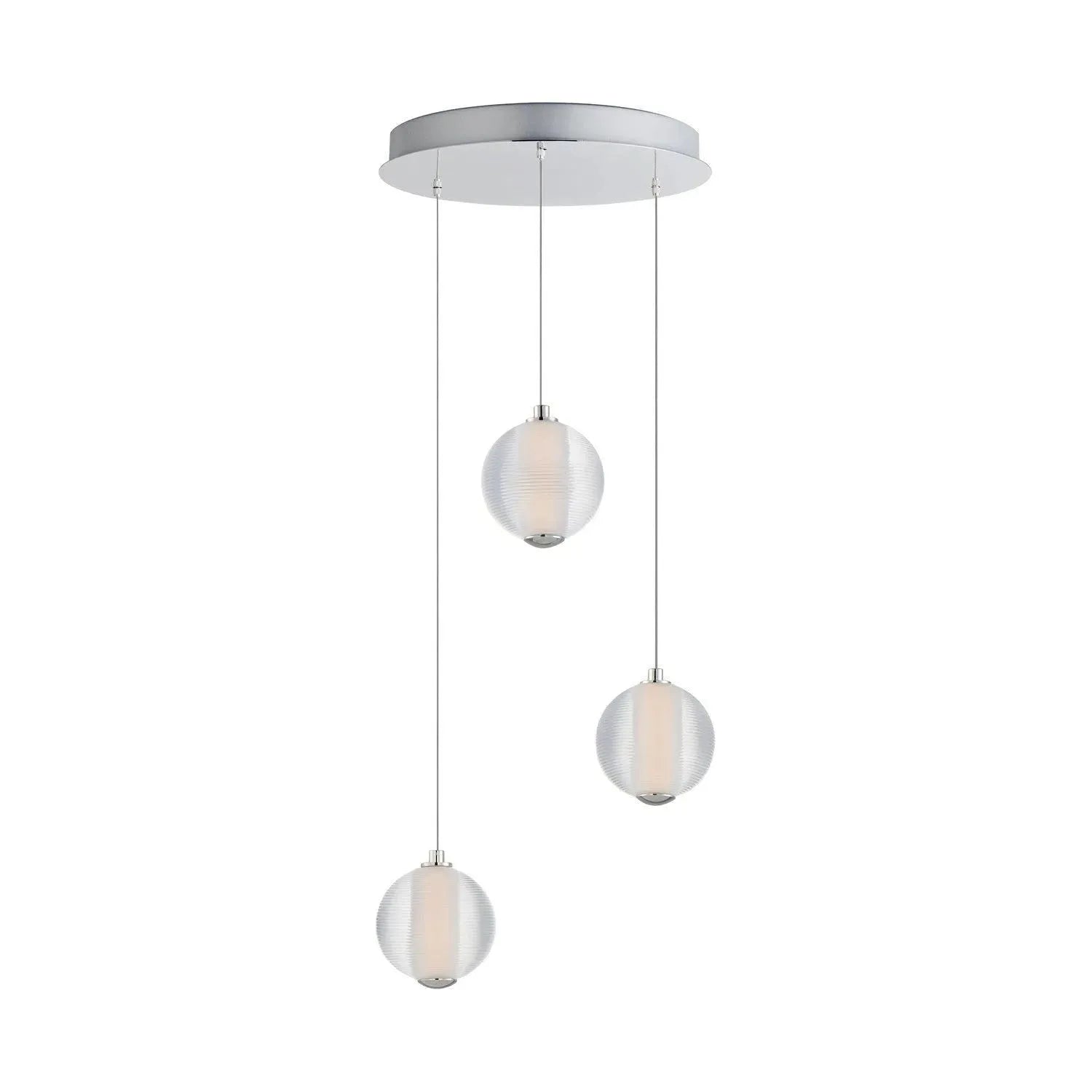 ET2 Lighting - Rhythm LED Multi-Light Pendant - E24643-144GLD | Montreal Lighting & Hardware