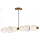 ET2 Lighting - Soji LED Linear Pendant - E25168-92BKGLD | Montreal Lighting & Hardware