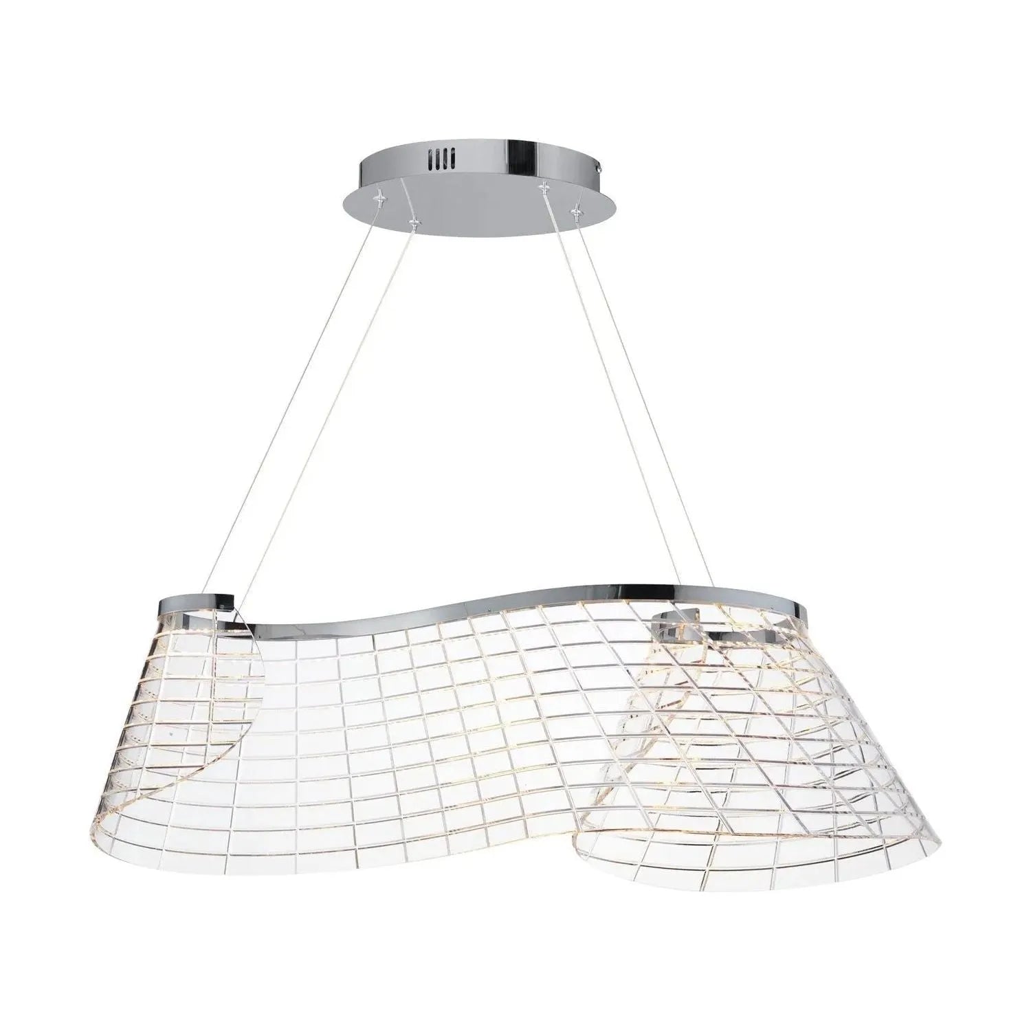 ET2 Lighting - Tartan LED Linear Pendant - E24814-82BCN | Montreal Lighting & Hardware