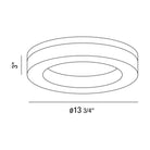 Eurofase - Abell LED Flush Mount - 30156-012 | Montreal Lighting & Hardware