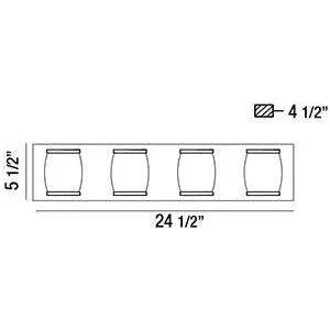 Eurofase - Barile Bathbar - 30046-016 | Montreal Lighting & Hardware